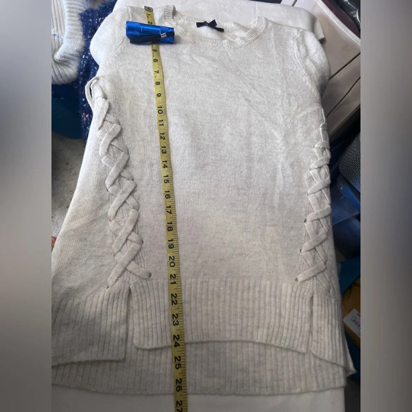 OLIVIA SKY Cream sweater with braid detail size S. - Picture 13 of 13